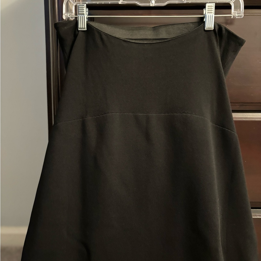 Maternity long black skirt